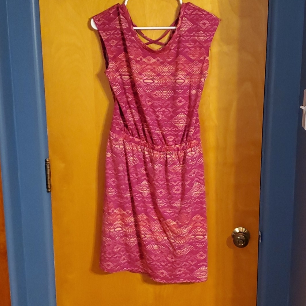 Sonoma sleeveless clinched waist dress